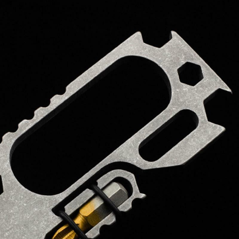 Practical Emergency Tool Frt Home Outdoor Survival Tool Titanium Alloy Portable