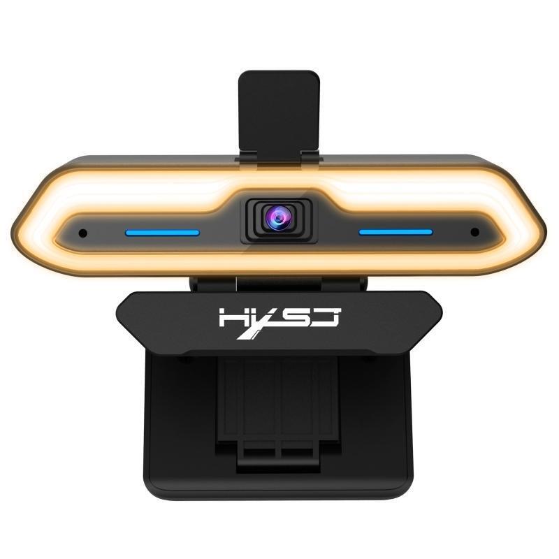 1080P 60FPS Webcam with Light Web Camera Built-in 2Noise Reduction Microphones