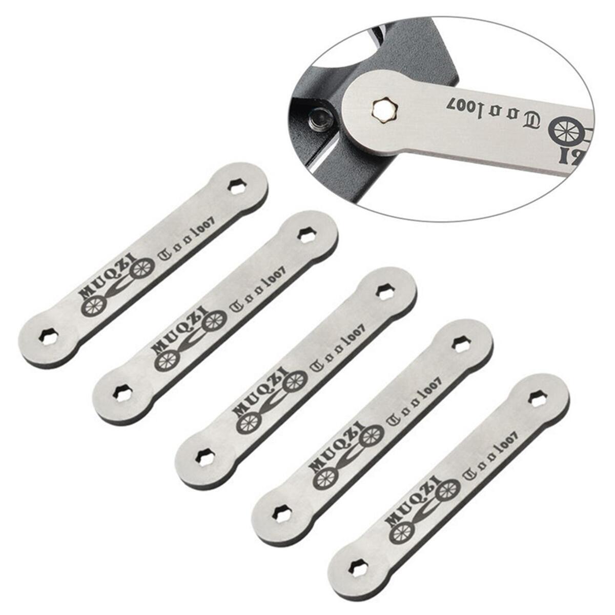 Set of 5 Bike Pedal Wrench Removal Tool Anti-Rust High-Quality for Biking
