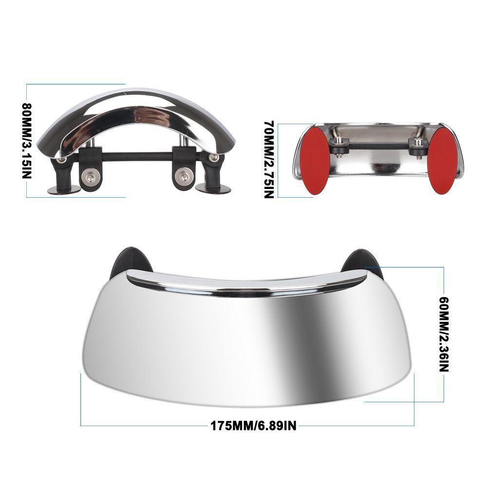 Lens Large Field of View Mirror Wide Angle Rearview Mirrors Rearview Mirror