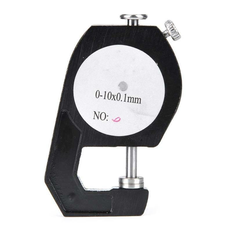 0~10mm Dial Thickness Gauge 0.1mm Tester Thickness Measuring Tool for Leather