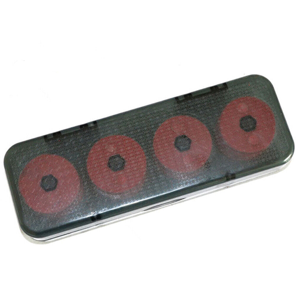 8pcs/set Winding Board Fishing Line Shaft Bobbin Spools Tackle Box Red Wire