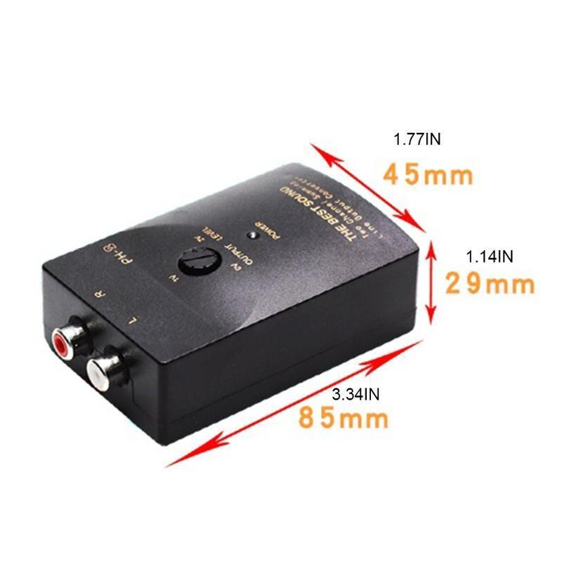 Car Stereo-High to Low Line RCA-Speaker Level Output Converter Cable Adapter