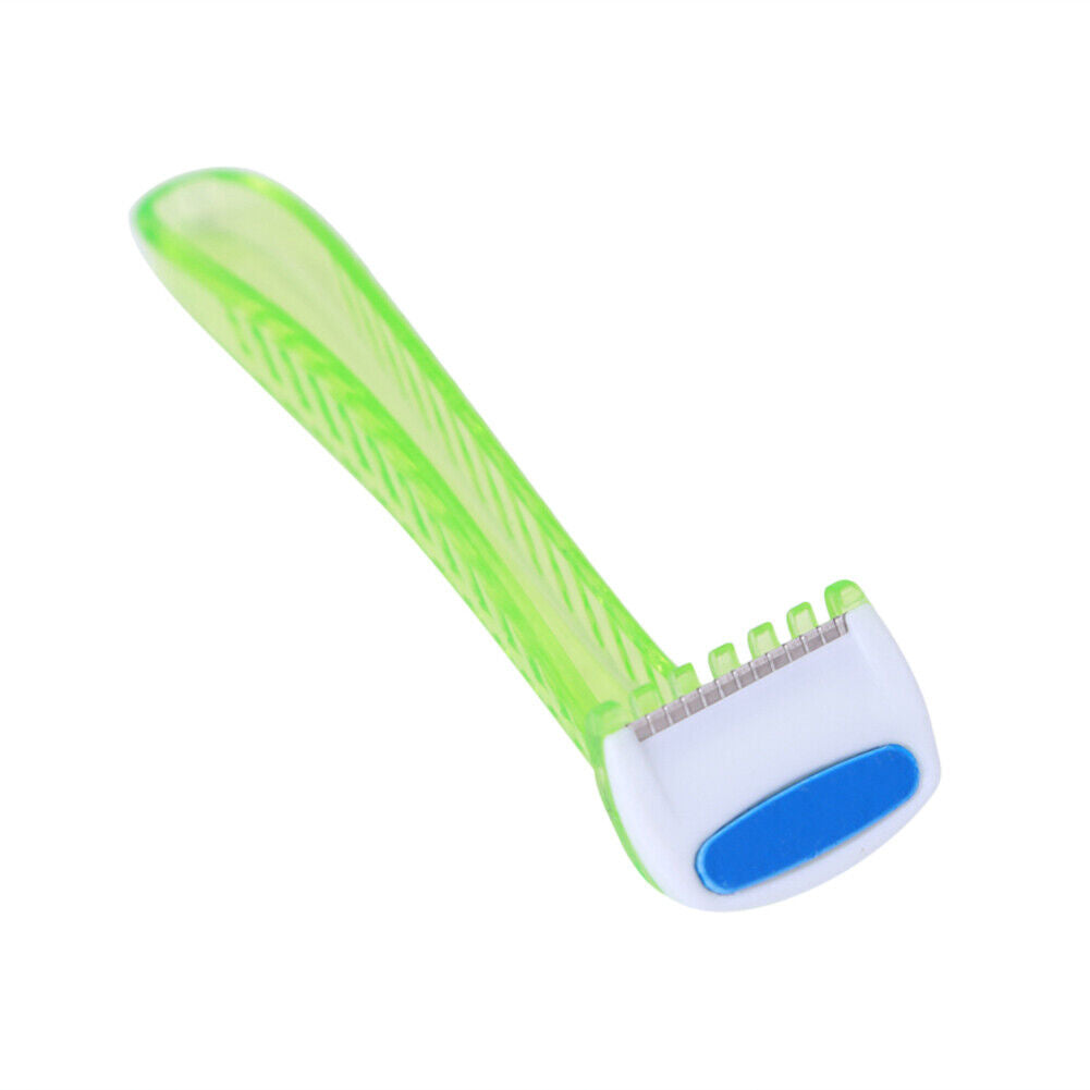 Portable Disposable Woman Bikini Hair Remover Razor Shaver Trimmer(Green)