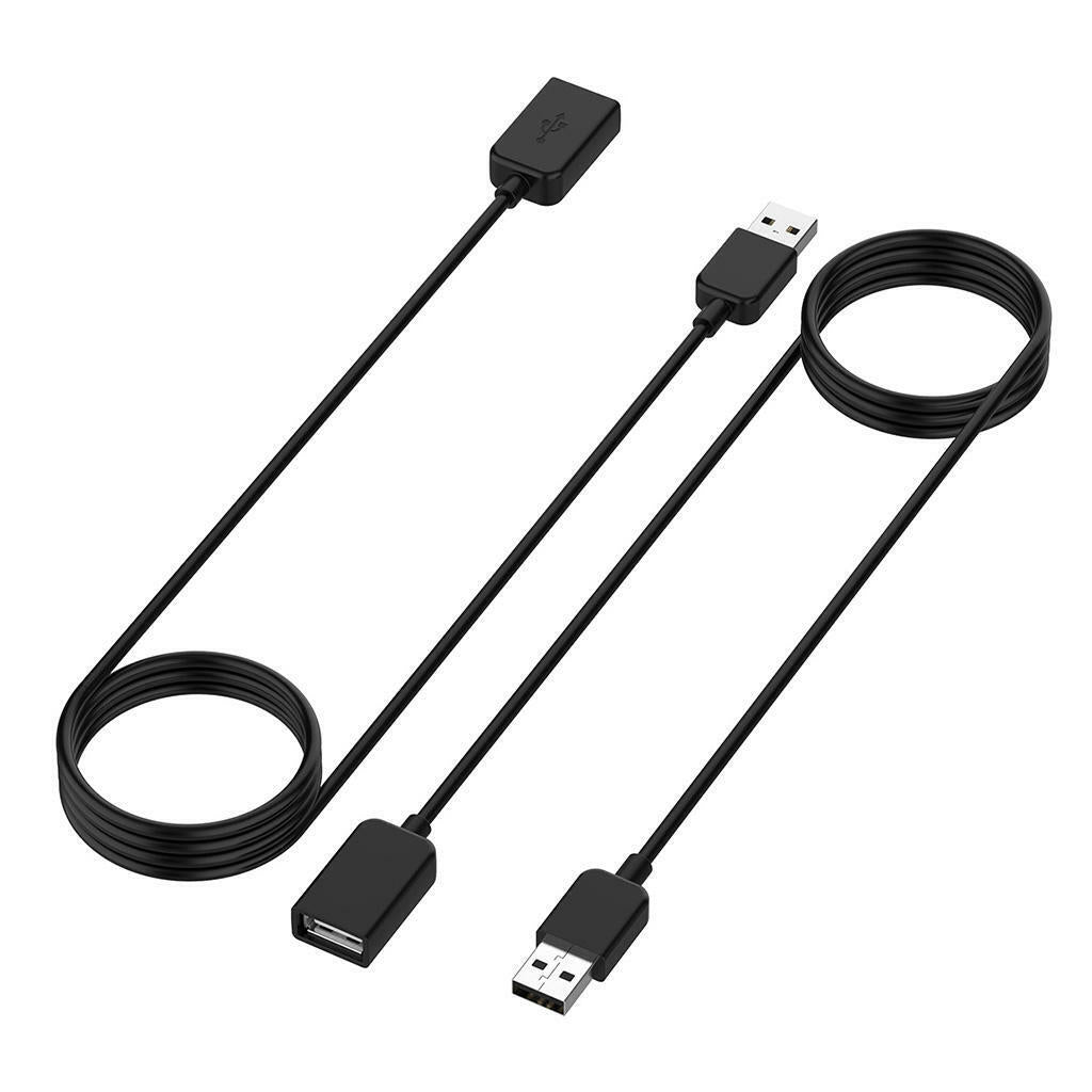 100cm Black USB Watch Charging Cable Kit for  Bracelet 4 Universal