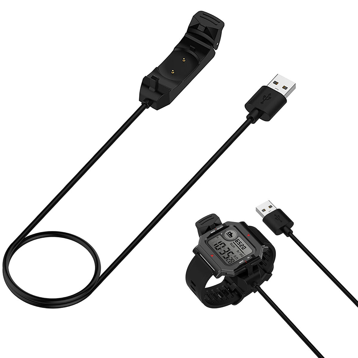 USB Charging Cable Dock Cradle Charger for Huami Amazfit Neo Smart Watch Parts