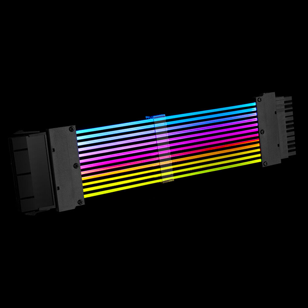PSU Extension Cable Addressable RGB ATX 24Pin for ATX Power Supply Unit