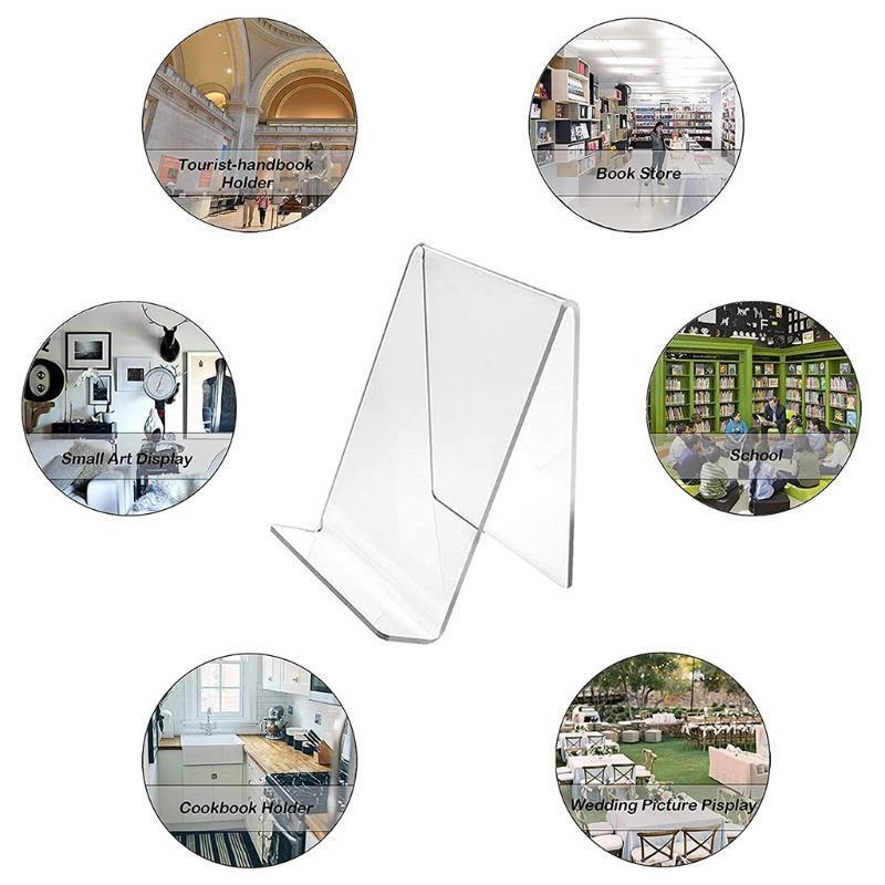 5 Pcs Clear Acrylic Holders Decorative Clear Acrylic Display Stands Clear Holder