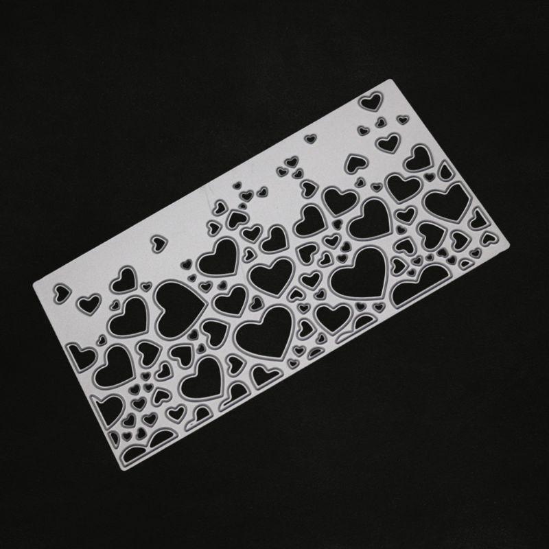 Hearts Metal Cutting Dies Stencil Scrapbooking DIY Album Stamp Paper Card Emboss