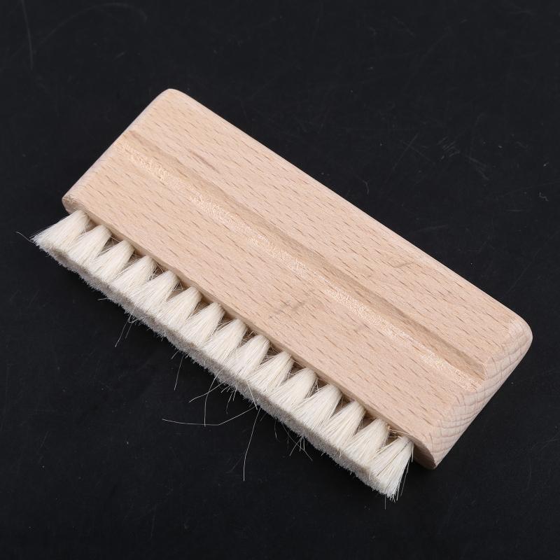 Anti-static Goat Hair Wood Handle Brush Cleaner for Cd Player Turntable