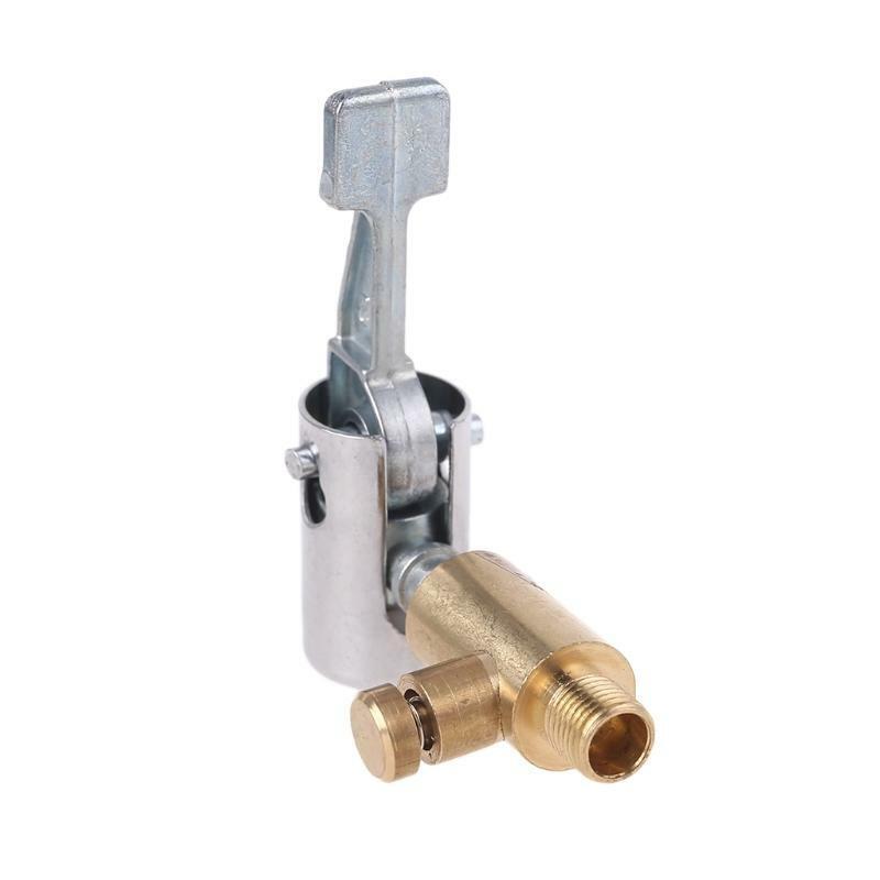 Air Chuck Universal Heavy Duty Open Flow Straight Lock Tire Air Inflation Nozzle