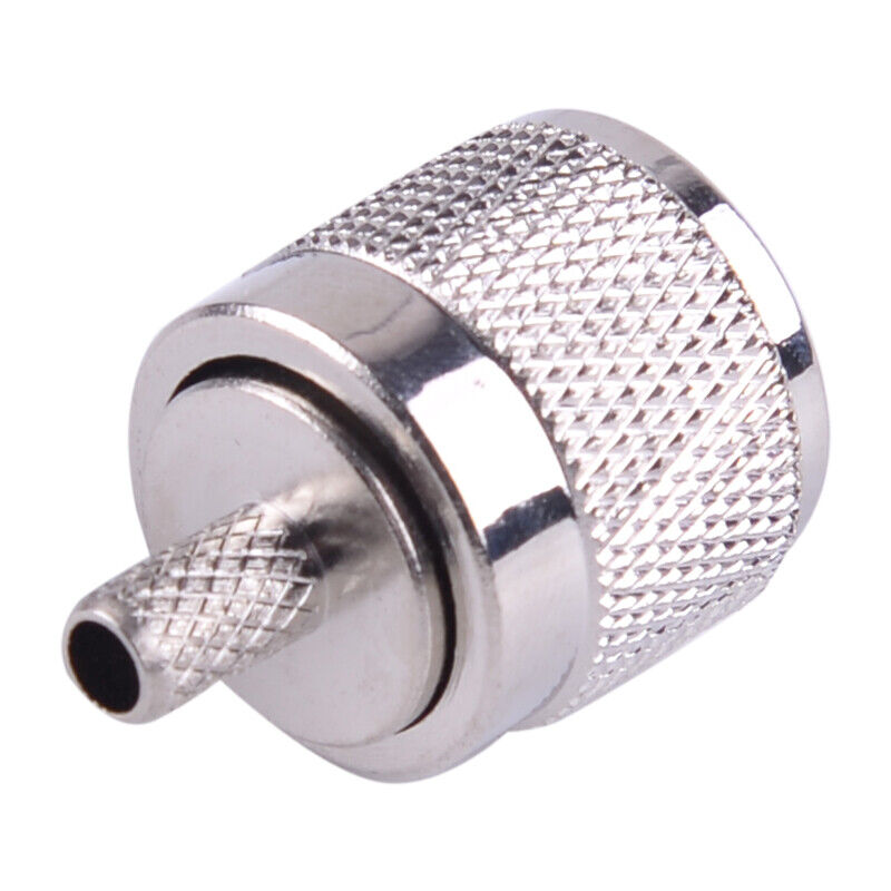 10pcs Connector UHF Male PL259 Plug Crimp Fit for RG58 RG400 RG142 LMR195 li