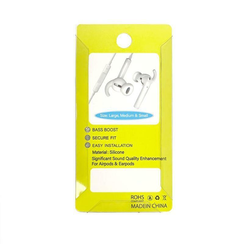 3Pair Soft Silicone Earbuds Headphone Earpods Cover Eartip Cap for Airpods 1/2