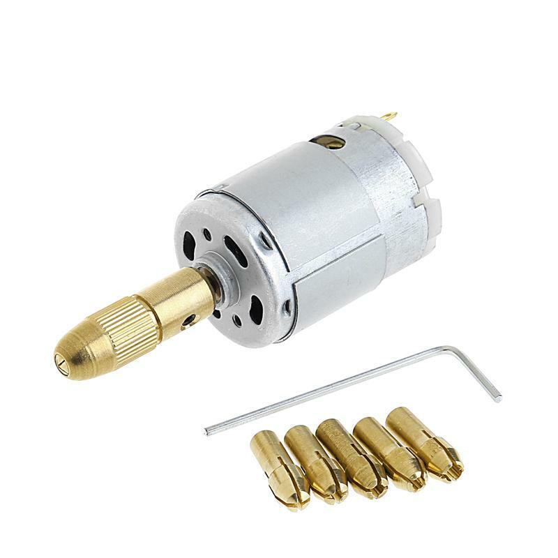 New Mini Mirco Electric PCB Motor Drill Press Drilling Bits Tool Twist Drill 12V