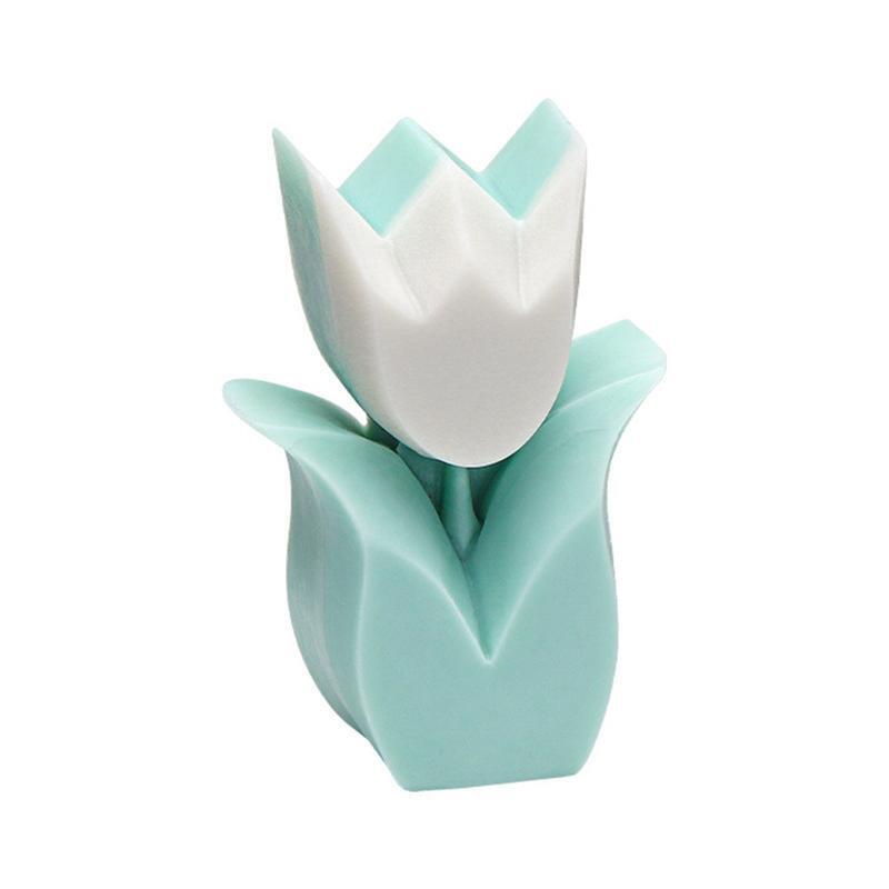 Cute Tulip Flower Shape Candle Mold ood Grade Silicone Mold Easy to Demold