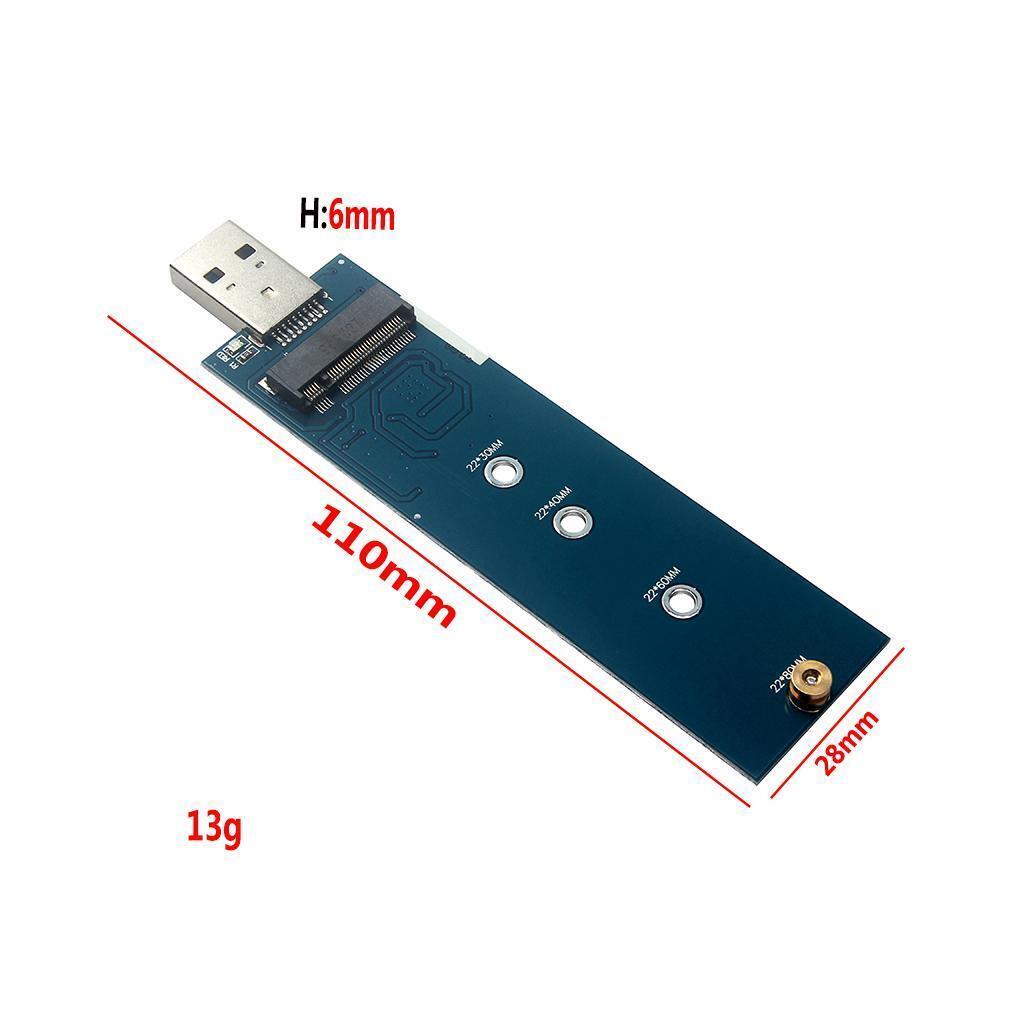 USB 3.0 To   M.2  SSD Conveter Adapter Card, 5Gbps Fast Transfer