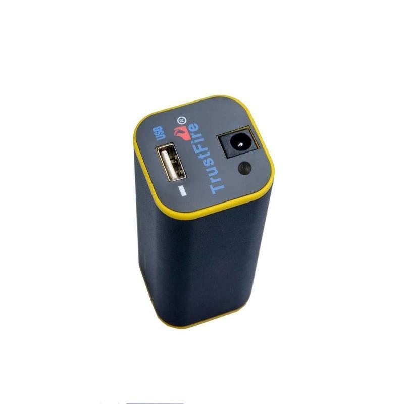 8.4V USB 5V 4x 18650 Battery Power Bank Box For Bike LED Light Cell Phone Tablet
