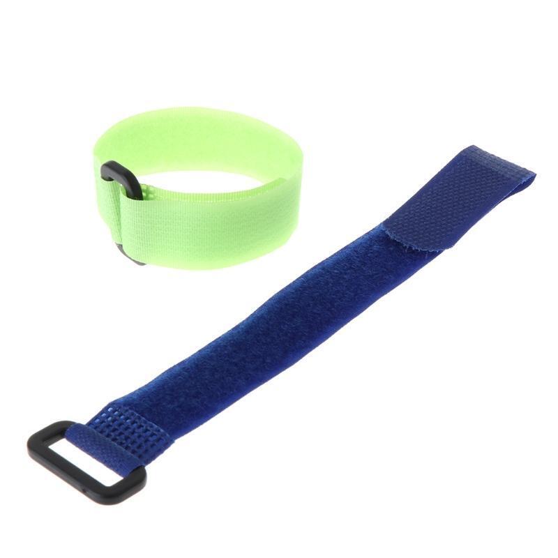 10Pcs/Bag Fishing Rod Band Fixing Tie Strap Adjustable Pole Belt Nylon Wrap Tool