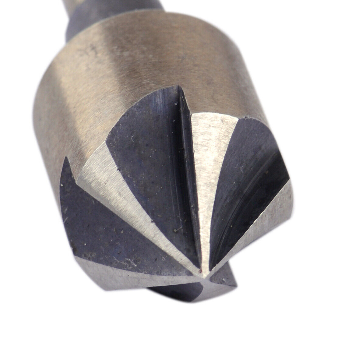 5x Industrial Countersink Drill Bit Set Tri-Flat Shank Quick Change 1/4"-3/4" Li