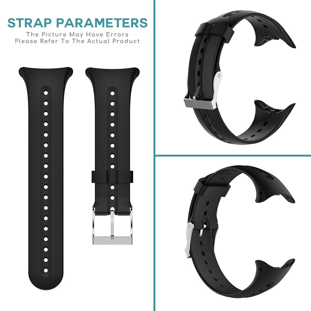 Silicone Watch Band Wrist Strap with Tools for Garmin Swim Watch Smartwatch