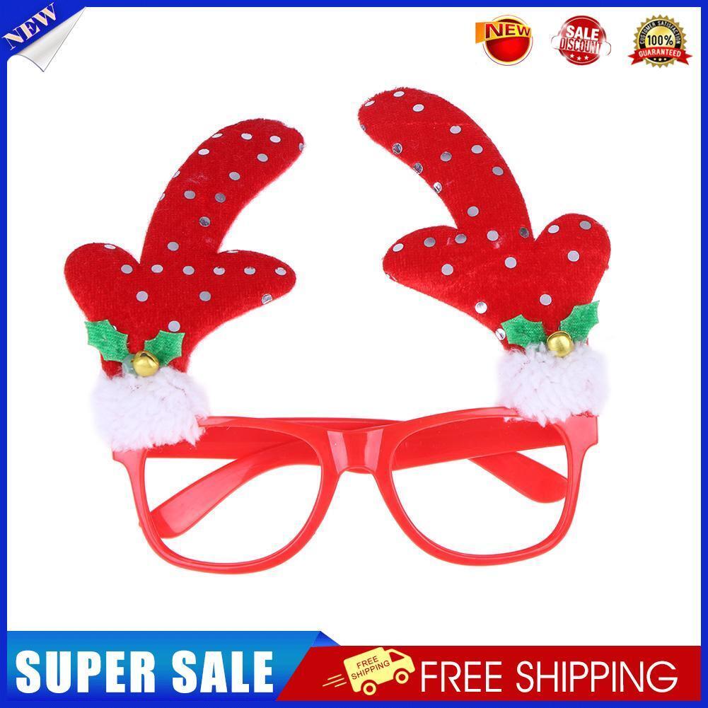 Christmas Kids Gift Festival Glasses Character Small (Elk Antler)