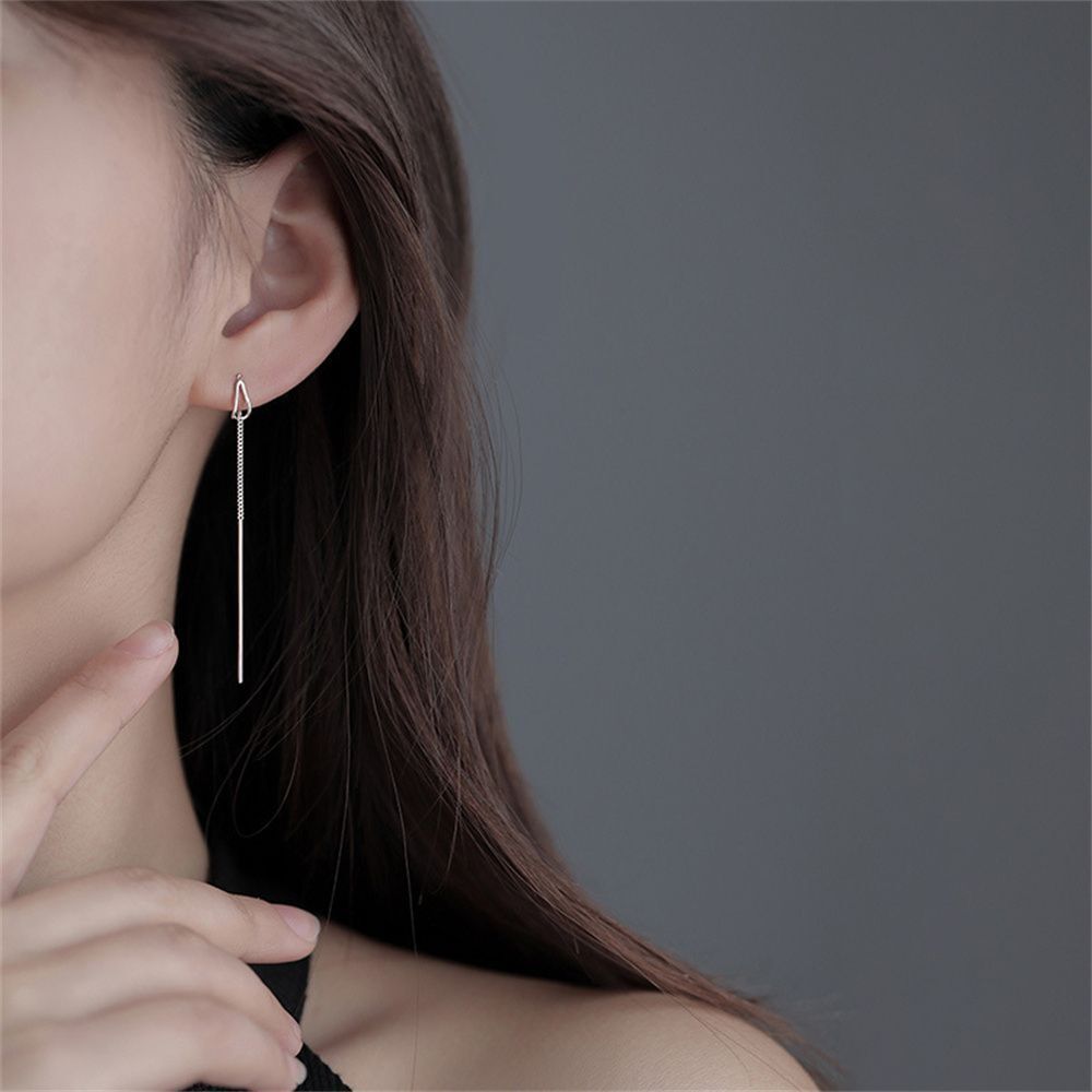 Line Accessories Drop Earrings Chain Tassel Ear Jewelry Long Dangle Earring