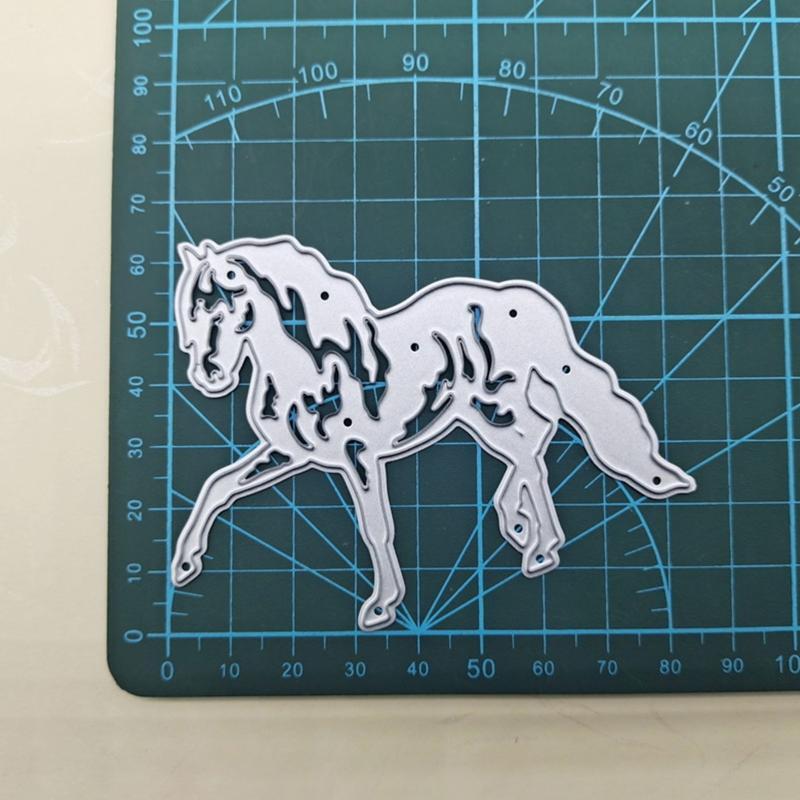 Animal Horse Metal Cutting Die Exquisite Scrapbooking Embossing Mould Template
