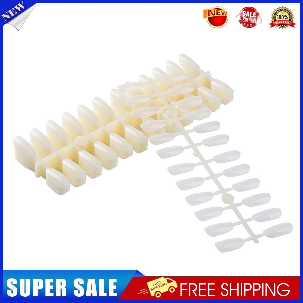 240pcs False Nail Tips Polish Gel DIY Nails Display Shelf Nail Art (Beige)