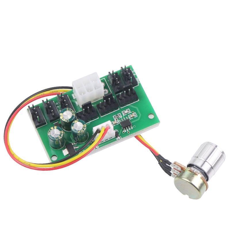 2510-3P+1 12V Computer Fan Speed Controller Module 8channel PC Chassis Fan Hub