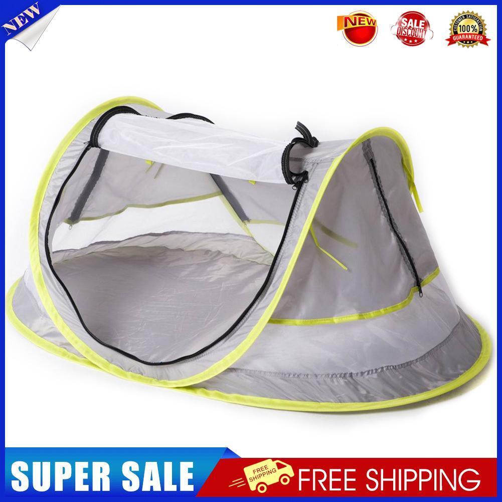 Folding Kids/Baby Beach Tent Mini Breathable Zippers Mosquito Net Playhouse