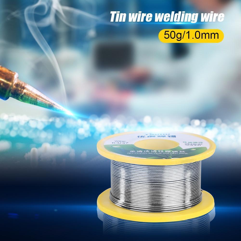 50g/roll Rosin Core Soldering Tin Wire Flux Reel Line Welding Wires (1.0mm)