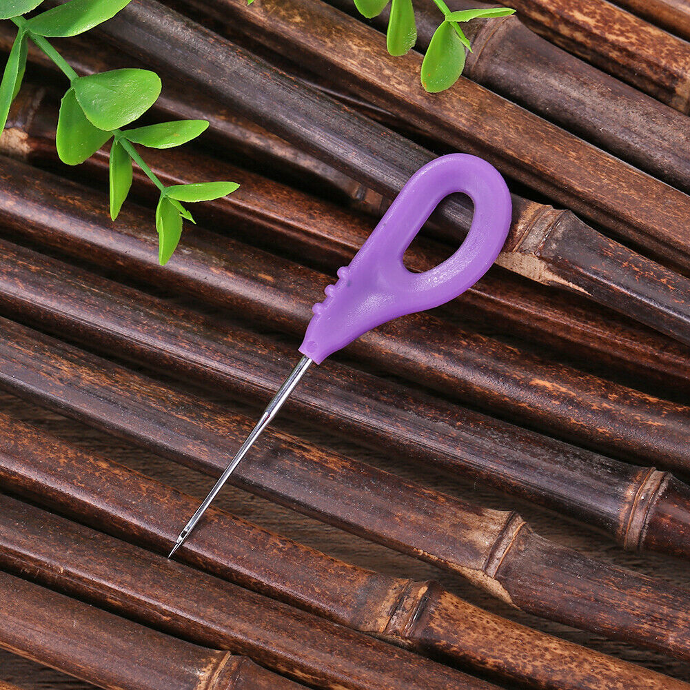 Fishing Boilies Bait Gate Needle for Hair Rig Carp Fishing Tackle (Purple)