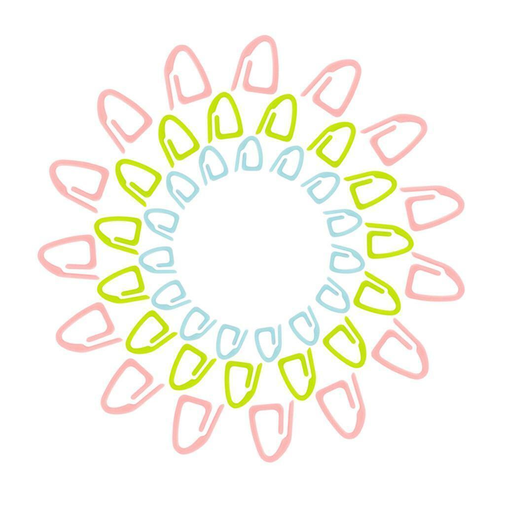 15Pcs Plastic Knitting Stitch Markers   Sewing Accessories
