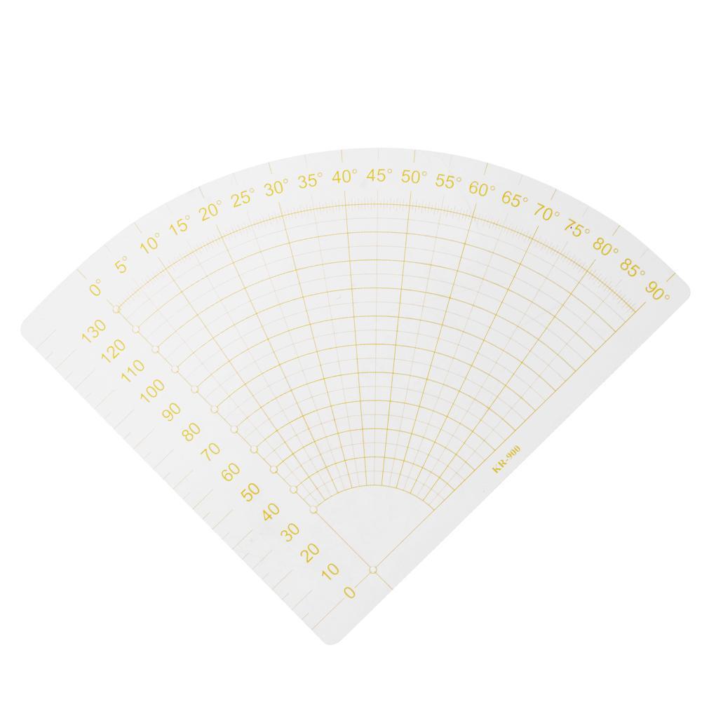 Fan Shape Foot Seam Ruler Quilting Patchwork Scrapbook DIY Sewing Tools