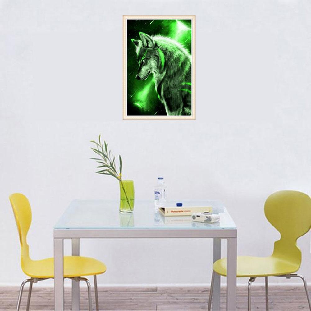 Wolf ?5D Diamond Painting Embroidery DIY Craft Cross Stitch Home Decor?(A)