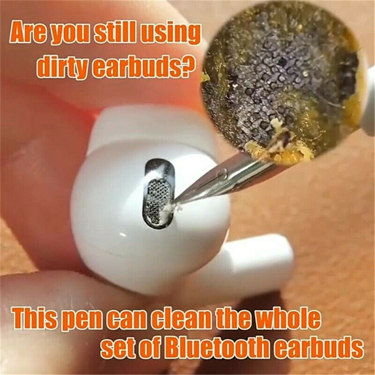 Bluetooth Earbuds Cleaning Pen Kit Clean Brush for Airpods Wireless Earphones