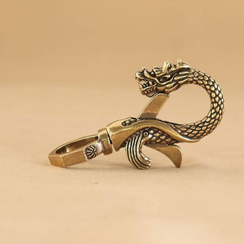 Personality Creative Brass Key Hook Anti Corrosion Rustproof Exquisite Keychain