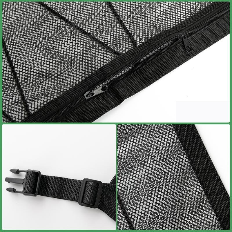 Car Interior Ceiling Storage Net Adjustable Band Trunk Storage Net Pocket