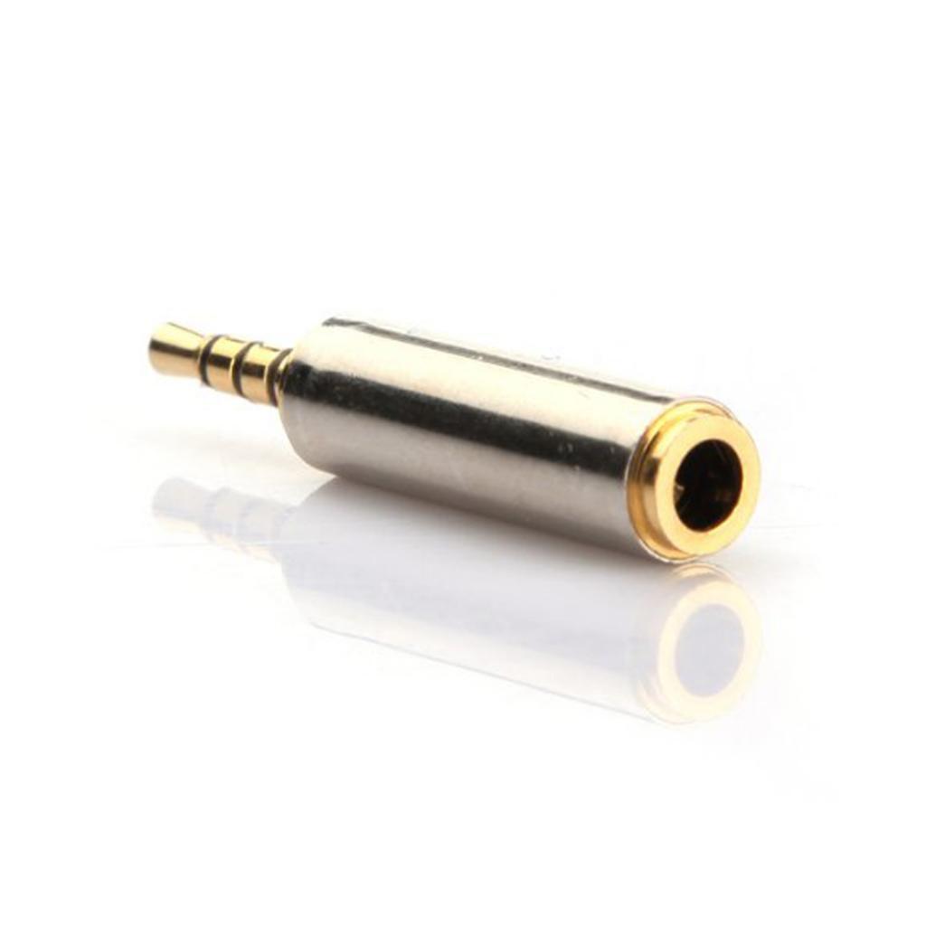 2 x 2.5mm Male to 3.5mm Female Audio Headphone   Adapter Converter