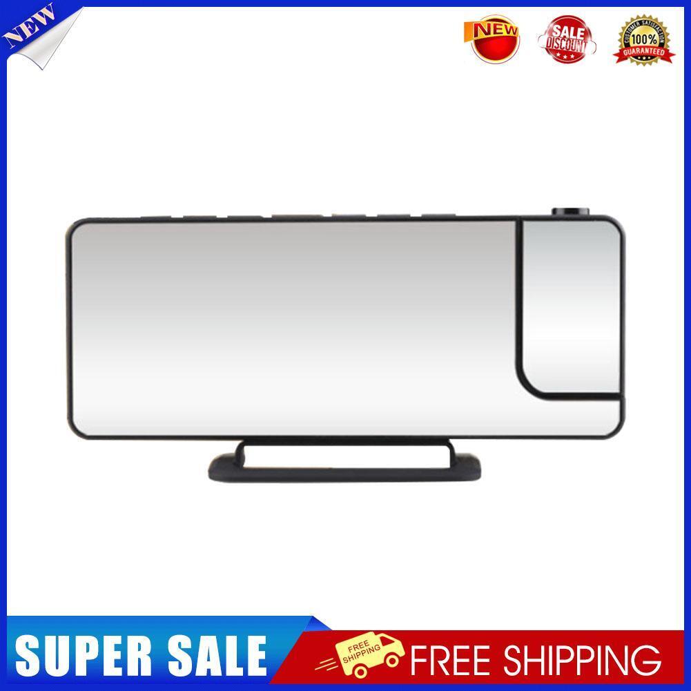 Digital Electric Alarm Clock Projector Desktop Radio FM LED Snooze Clocks