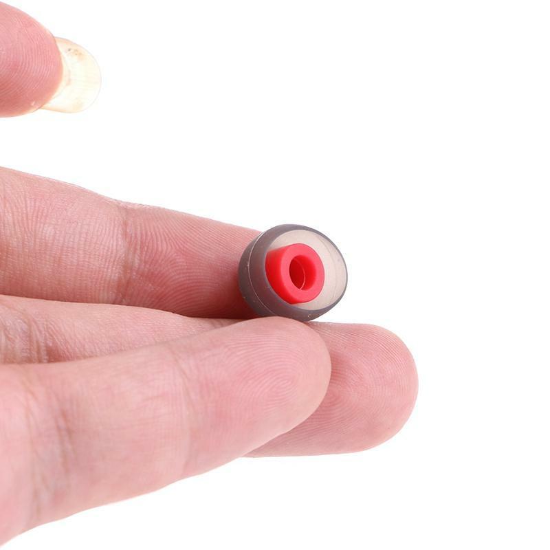 3 Pairs (6Pcs) Silicone Eartips Earbud For In-Ear Moving Iron Headphone Earphone