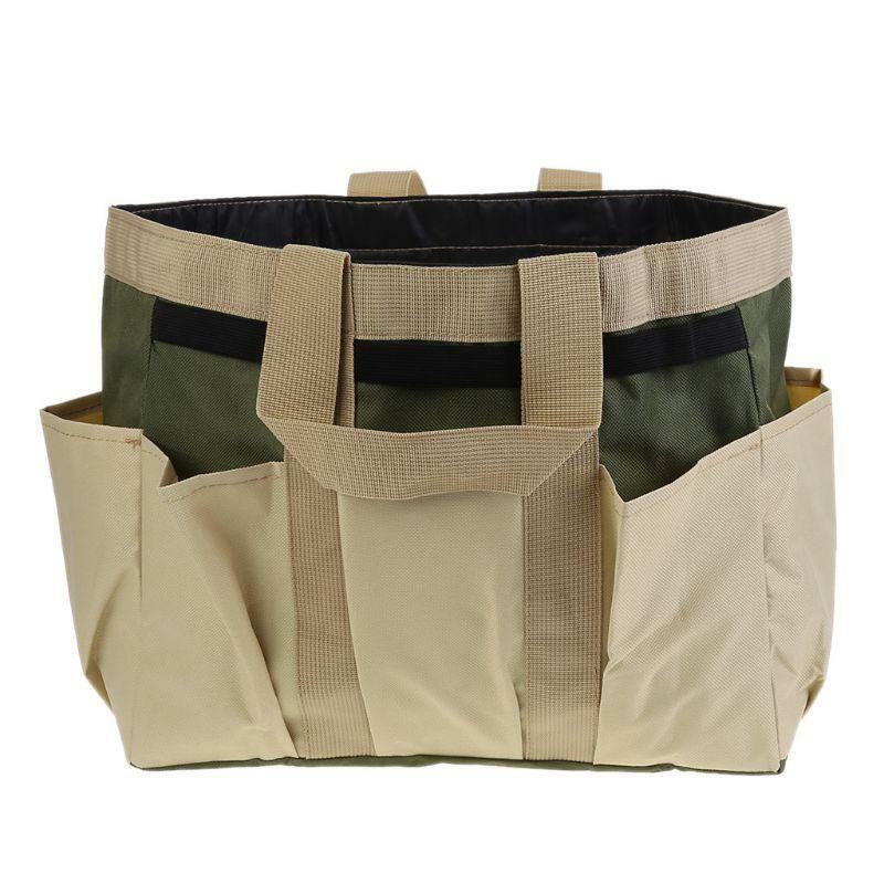 Multi-function Oxford Cloth Garden Plant Tool Bag Pouch 8 Pockets Tote Organizer