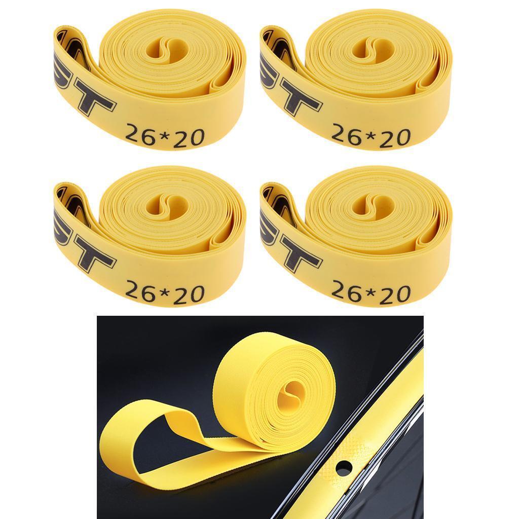 4X MTB Bike Tire Liner Protection Puncture Proof Belt Inner Tube 26" x 20mm