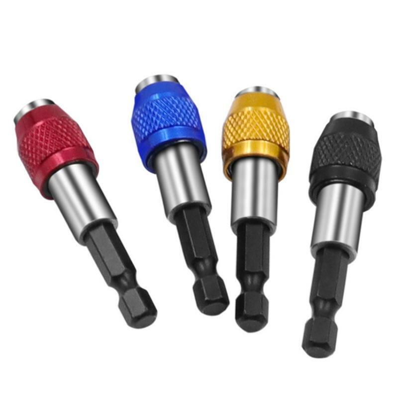 1/4 Hex Shank Drill Bit Extension Magnetic Bit Holder for Hex Impact Bits