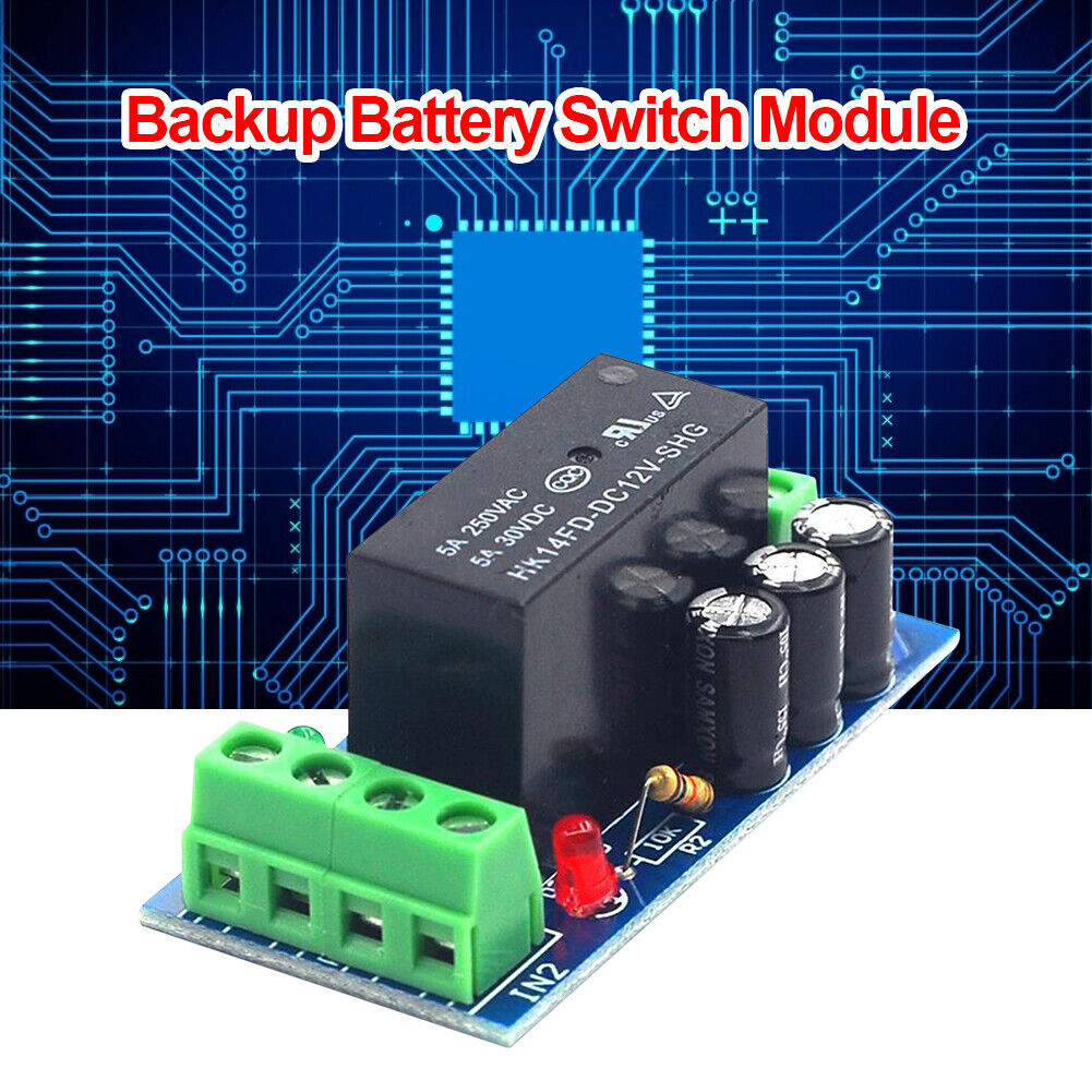 12V 150W 12A Backup Battery Switch Module Control Board Automatic Switching