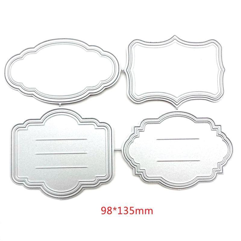 Metal Message Board Cutting Dies Greeting Invitation Festival Blessing Card Make