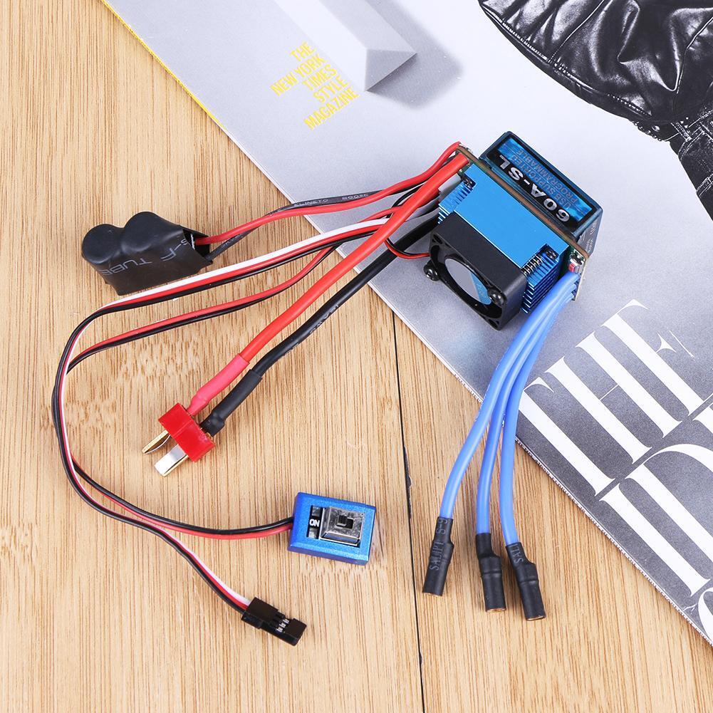 60A Low Resistance Brushless Electric Speed Controller for (ESC) 1:10 Car