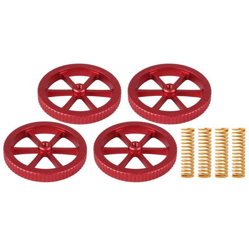 4pcs Hand Twist Leveling Nut Hot Bed Die Springs for Creality Ender 3/5 CR10