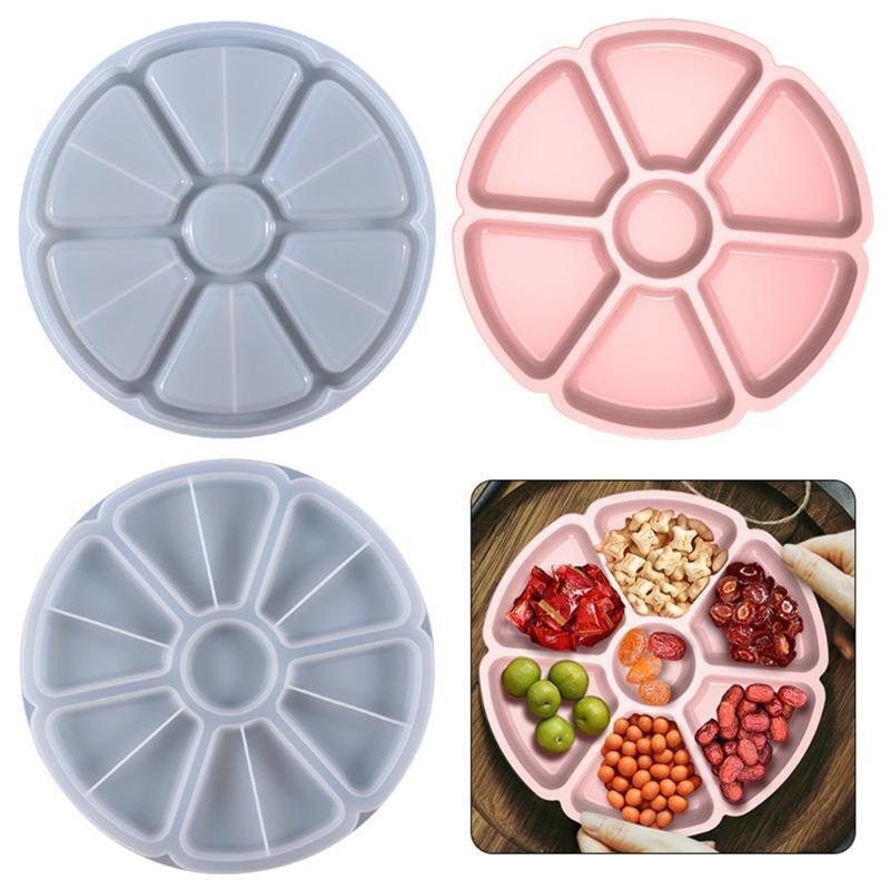 DIY Crafts Casting Mold Petal Fruit Tray Mold Handmade Decoration Crystal Mold