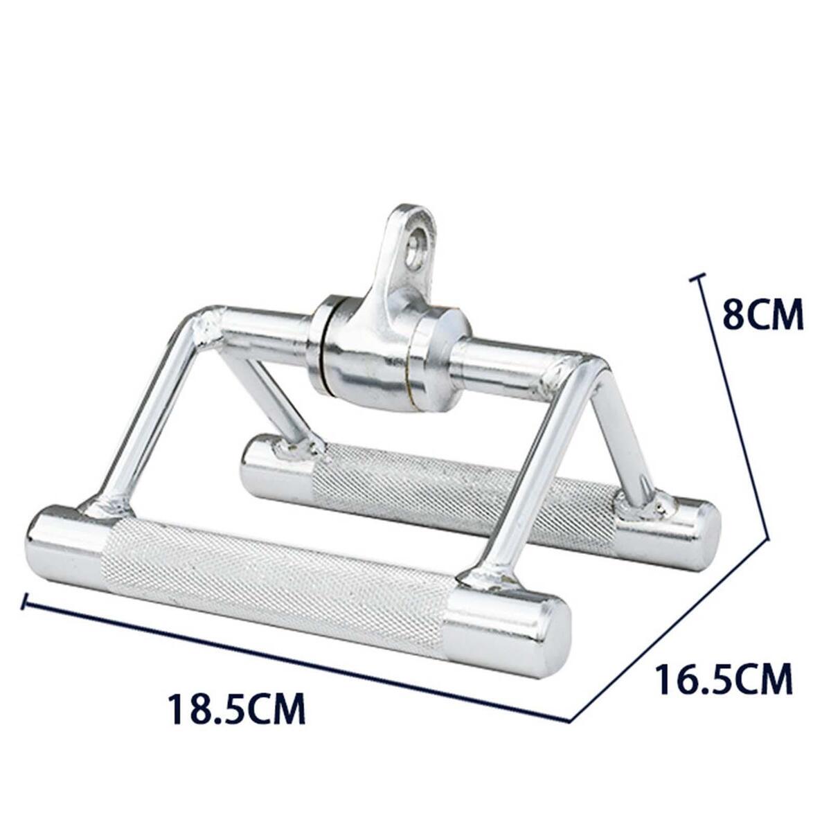 V Shaped Bar Press Down Cable Handle Attachment D Row Handle for Gym Home